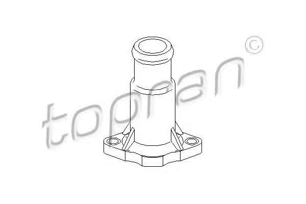 Фланец охлаждающей жидкости