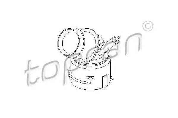 Фланець охолодж. рідини (трійник) Skoda Fabia/ Octavia