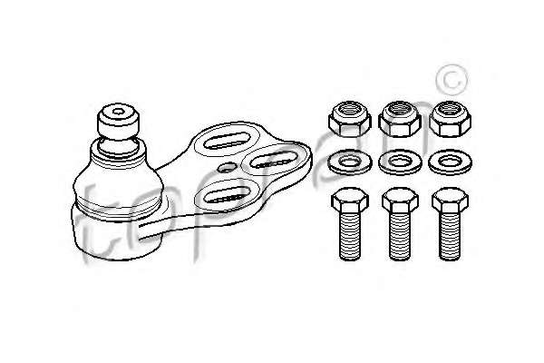 Несущий / направляющий шарнир