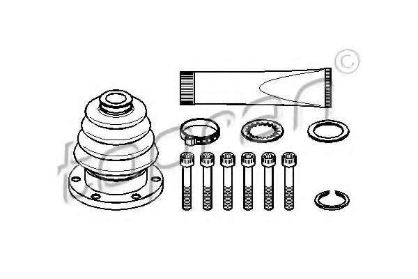 Комплект пылника, приводной вал