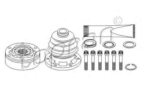 Шарнирный комплект, приводной вал