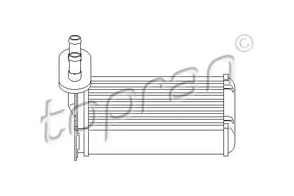 Теплообменник, отопление салона