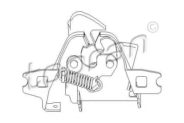 Замок капота