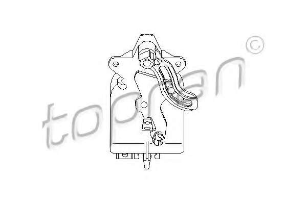 Сервопривід заслінки обігрівача