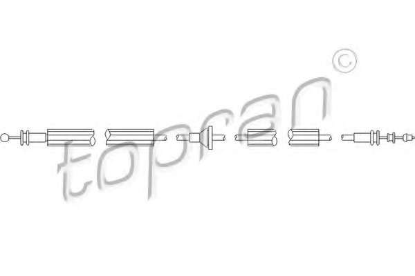 Тросик замка капота