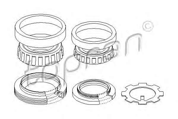 Комплект подшипника ступицы колеса
