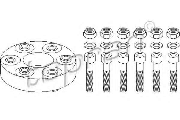 Шарнир, продольный вал
