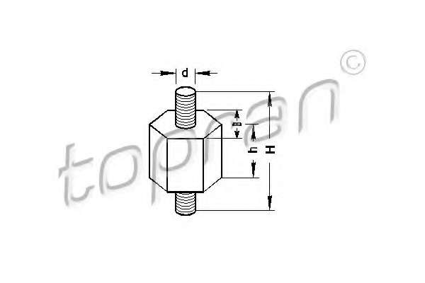 Кронштейн, корпус воздушного фильтра