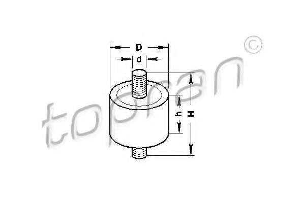 Кронштейн, корпус воздушного фильтра