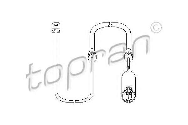 Датчик, износ тормозных колодок