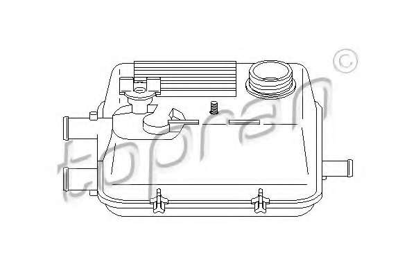Бачок компенсаційний Citroen Evasion, Jumpy Peugeot 806, Expert 06.94-12.06