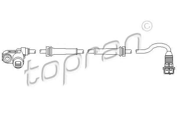 Датчик, частота вращения колеса
