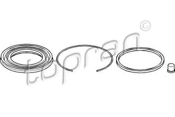 Комплект прокладок, корпус скобы тормоза