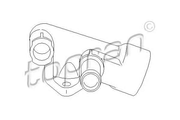 Фланец охлаждающей жидкости