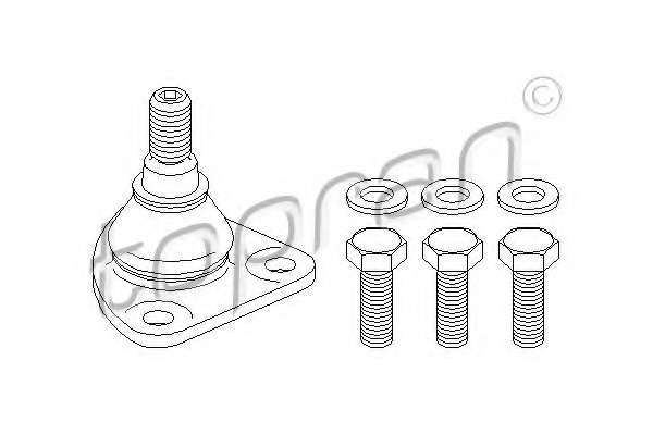 Несущий / направляющий шарнир
