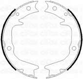 Комплект тормозных колодок, стояночная тормозная система
