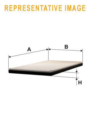 Фильтр салона SKODA FABIA 10-14, VW POLO 09- угольный (RIDER)