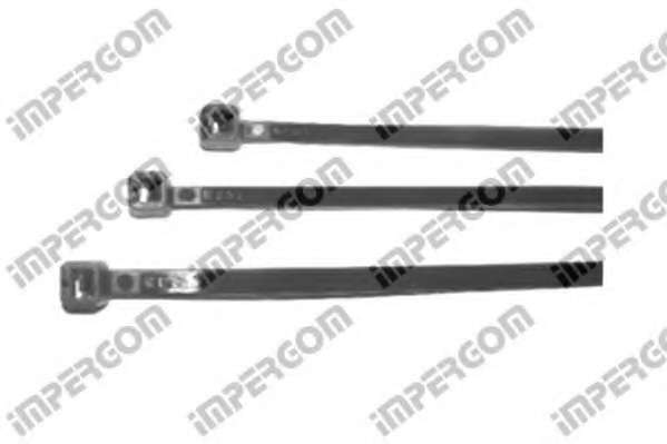 Стяжка пластиковая 4,5x180 мм (чёрная)