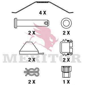Комплект тормозных колодок, дисковый тормоз