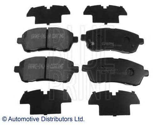 Колодки тормозные (передние) Ford Fiesta 08-/Mazda 2 07-15 (TRW)