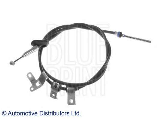 Трос ручника (задний) (L) Toyota Corolla 1.6/1.8 16V/2.0/2.2 D4d 01-09 (1927mm)