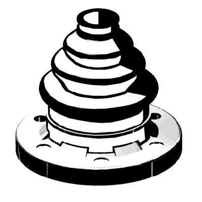 Пильовик ШРКШ зовн. 22x100x94/102 BMW 3 (E30), 3 (E36), 5 (E34), 7 (E23), 7 (E32), 7 (E38), X5 (E53), Z1 1.6-4.4 05.77-12.06