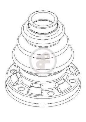 Комплект пылника, приводной вал