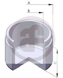 Поршень гальм. супорта задн. Volvo 740, 760, 940, 960 (Ate 40x30)