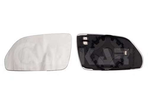 Стекло зеркала (с подогревом) Skoda Octavia 04-13/VW Polo 01- (R)
