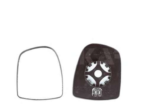 Стекло зеркала (с подогревом) Opel Vivaro/Renault Trafic (L) (верхнее) 