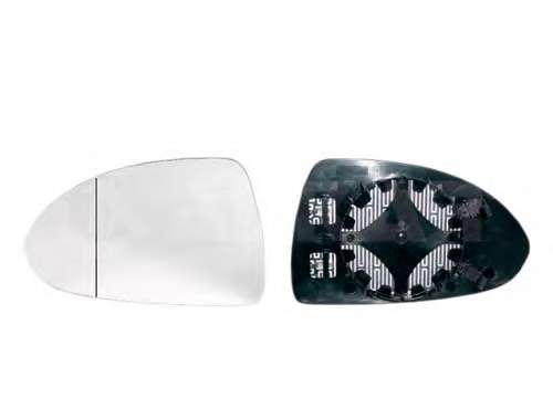 Стекло зеркала (с подогревом) Opel Corsa D/E 06- (R)