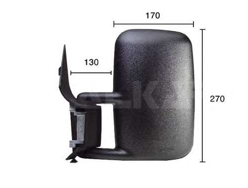 Зеркало заднего вида MB Sprinter/VW LT 96-06 (R) (механика)