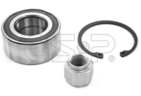 Подшипник ступицы (передней) Citroen C3/Peugeot 207/208 02- (37x72x33) (+ABS) (к-кт)