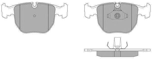 Комплект тормозных колодок, дисковый тормоз
