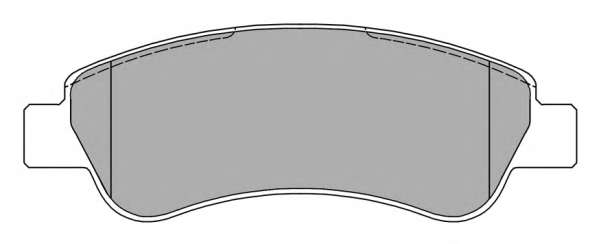 Комплект тормозных колодок, дисковый тормоз