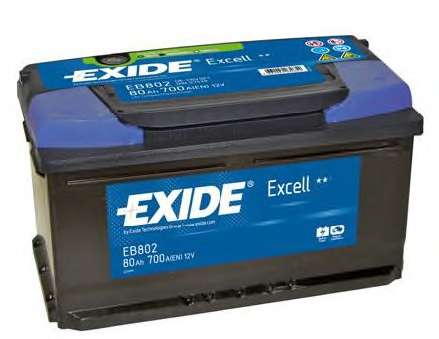 Аккумулятор 80Ah-12v Exide EXCELL(315х175х175),R,EN700