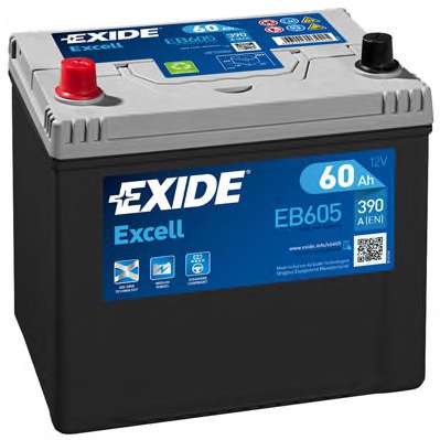 Аккумулятор 60Ah-12v Exide EXCELL(230х172х220),L,EN480