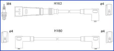 Комплект проводов зажигания