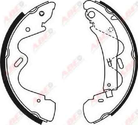 Комплект тормозных колодок задние