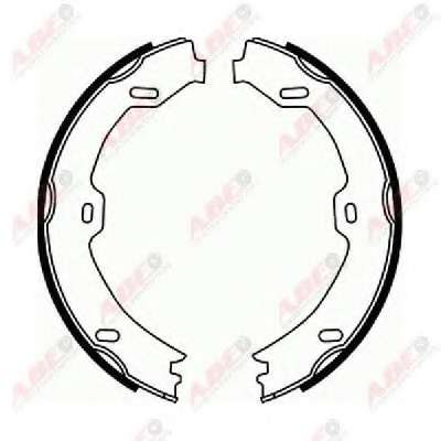Комплект тормозных колодок, стояночная тормозная система