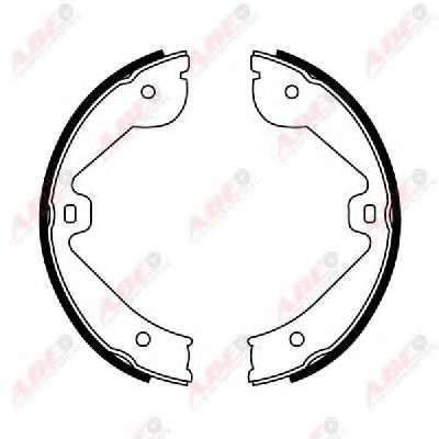 Комплект тормозных колодок, стояночная тормозная система