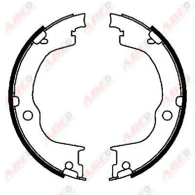 Комплект тормозных колодок, стояночная тормозная система