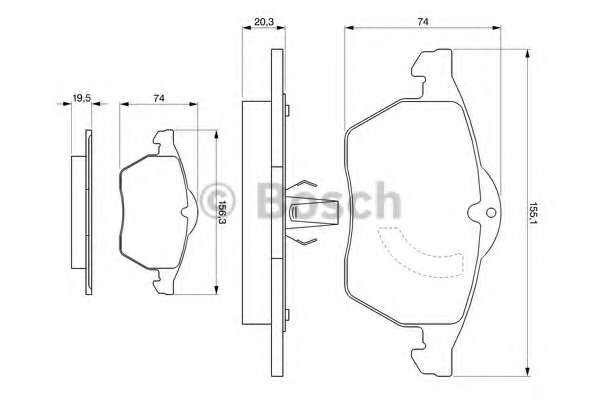 Колодки тормозные (передние) Opel Astra G 99-02/Vectra B 95-03/Calibra A 91-97/Saab 9-3 98-09