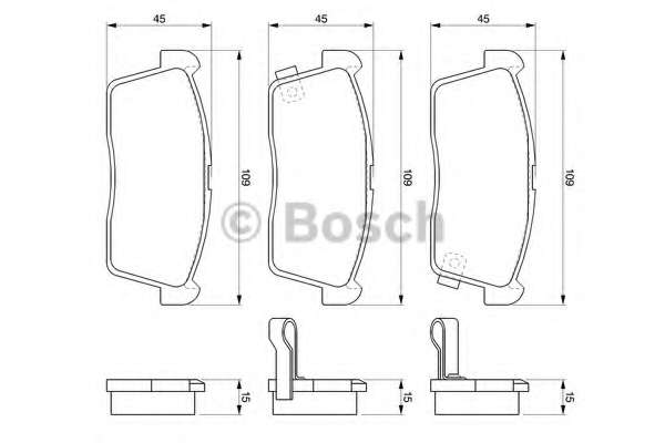 Колодки тормозные (передние) Chevrolet Cruze 00-08/Subaru Justy 07-/Suzuki Ignis 00-/Nissan Pixo 09-