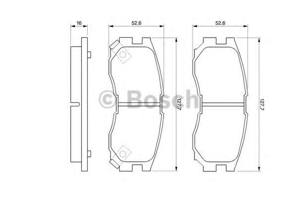 Колодки тормозные (передние) Mitsubishi Colt 90-96/Galant/Lancer 88-04/Space Wagon 91-98