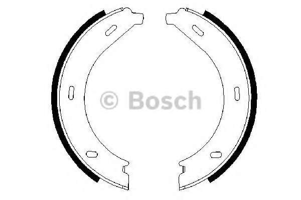 Колодки ручника MB Vito (W638) 96-03 (178x20) (с пружинками)