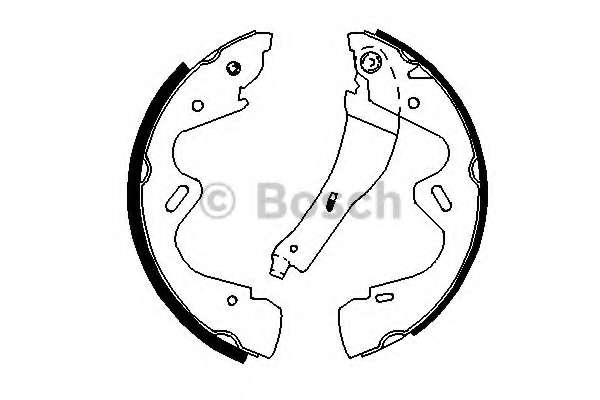 Колодки тормозные (задние) Nissan Terrano 96-07 (барабанные)