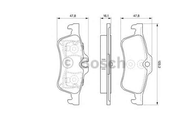 Колодки тормозные (задние) Mini One/Cooper/Works 01-07