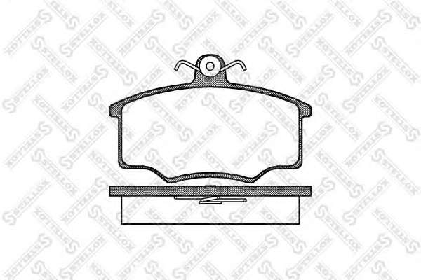 Комплект тормозных колодок, дисковый тормоз
