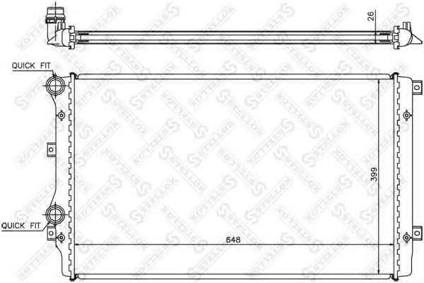 Радиатор, охлаждение двигателя
